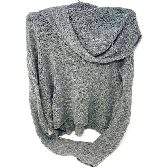 ABERCROMBIE KIDS Grey/Pink Poodle Sweater Hoodie - Picture 2 of 5